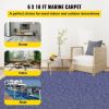 Ship carpet 6x18 'indoor and outdoor marine carpet -size is available -32 ounces. Waterproof terrace anti -slip carpet; blue